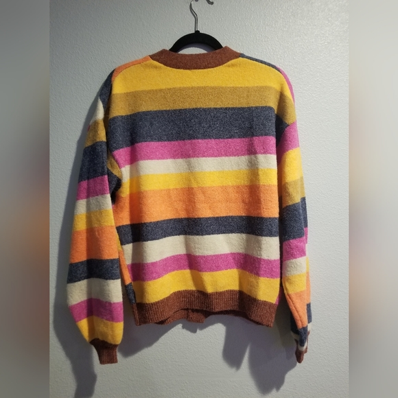 Women's Ascot + Hart Striped Graphic Cardigan - - Picture 5 of 6